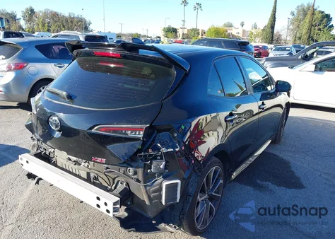 2019 Toyota Corolla Xse из США, поврежденный, VIN JTNK4RBE7K3038056